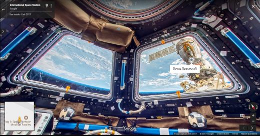 Google Street View takes you aboard the ISS