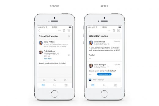 Microsoft improves conversations and searches in its Outlook apps