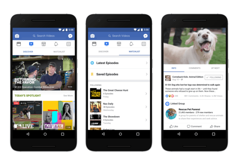 Facebook debuts Watch, its home for original shows | DeviceDaily.com Facebook debuts Watch, its home for original shows | DeviceDaily.com