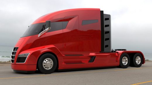 Tesla working on autonomous platooning for electric semi-truck