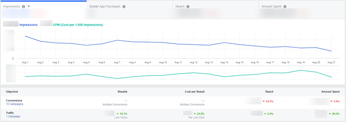 facebook ads manager account overview tab | DeviceDaily.com