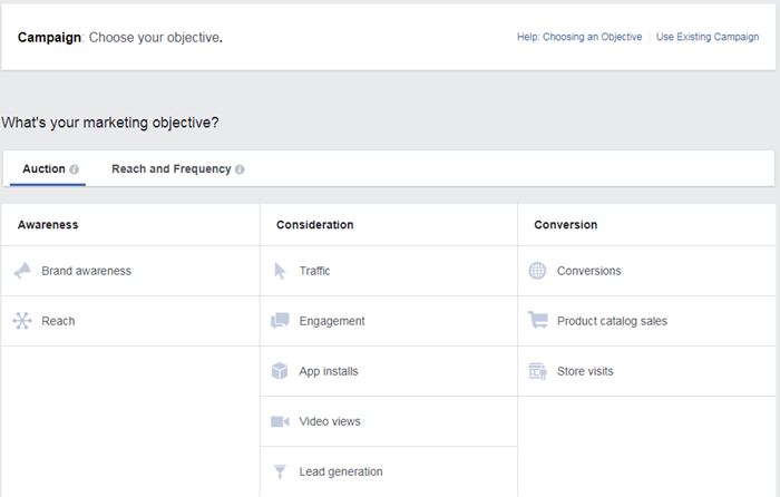 facebook ads manager select campaign objective | DeviceDaily.com