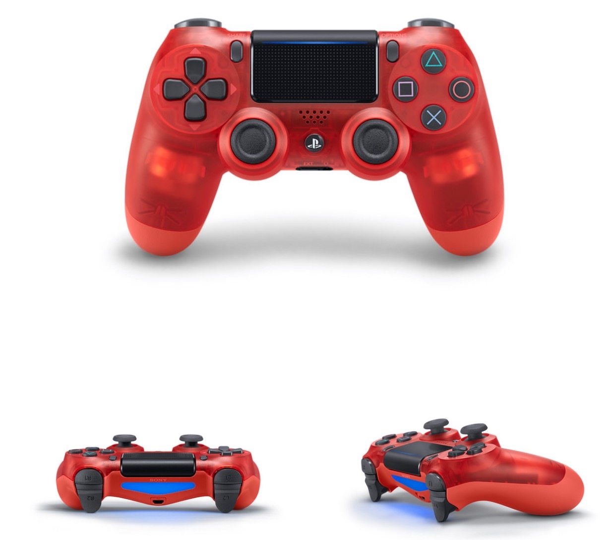 Sony’s new ‘Crystal’ DualShock 4s are red, white and blue | DeviceDaily.com