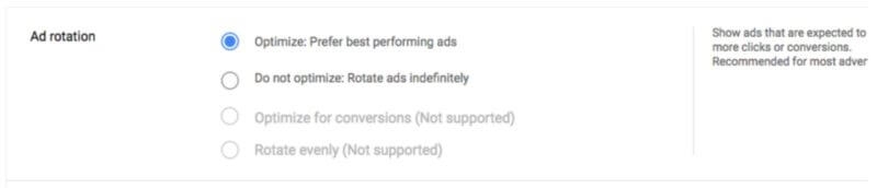 AdWords ad rotation settings to get trimmed: Optimize or don’t | DeviceDaily.com