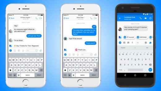 Messenger’s M assistant will suggest buying movie tickets through Fandango, sharing GIFs