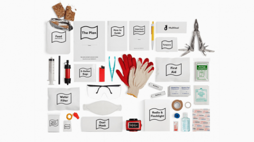 A well-designed disaster kit that has everything you need