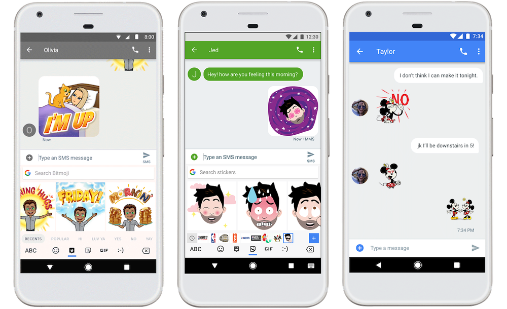 Google's Gboard for Android gets stickers and Bitmoji | DeviceDaily.com