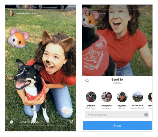 Instagram Direct is a new way to share Stories