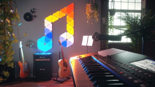 Nanoleaf delivers music syncing for its Aurora smart lights