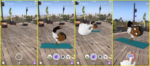 Snapchat adds 3D Bitmoji to its augmented reality features
