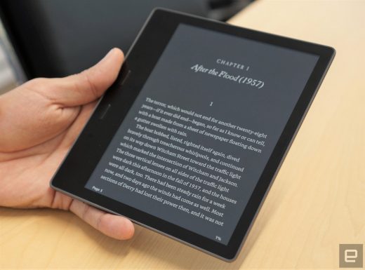 Amazon’s new Kindle Oasis is waterproof and has a bigger screen