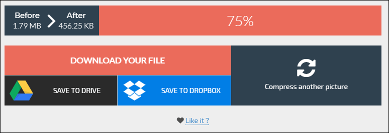 Screenshot of Compressor.io | DeviceDaily.com