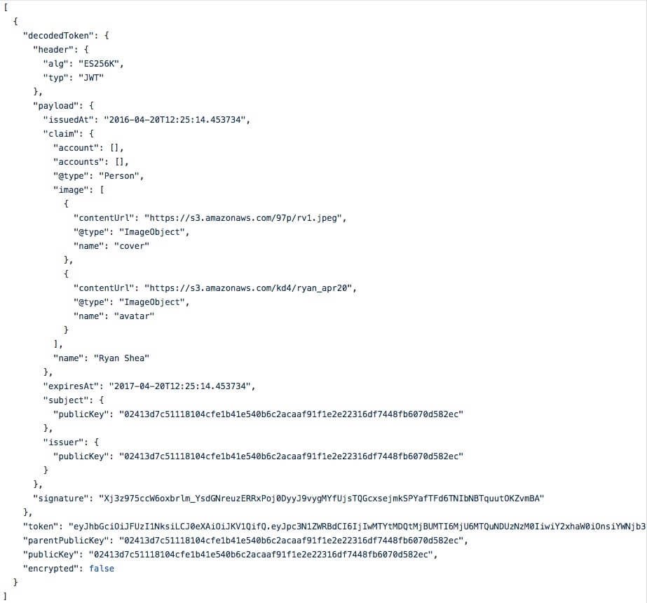 Blockchain User ID Profile Schema Markup | DeviceDaily.com