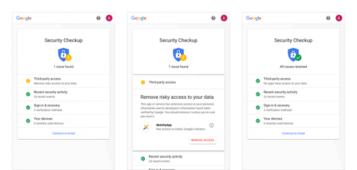 Google’s refined Security Checkup identifies account vulnerabilities