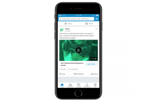 LinkedIn launches autoplay mobile video ads