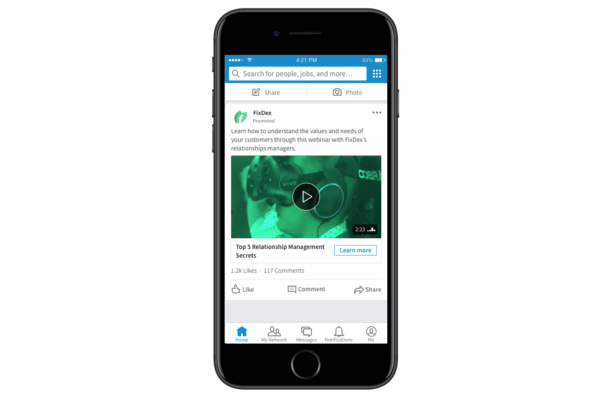 LinkedIn launches autoplay mobile video ads | DeviceDaily.com