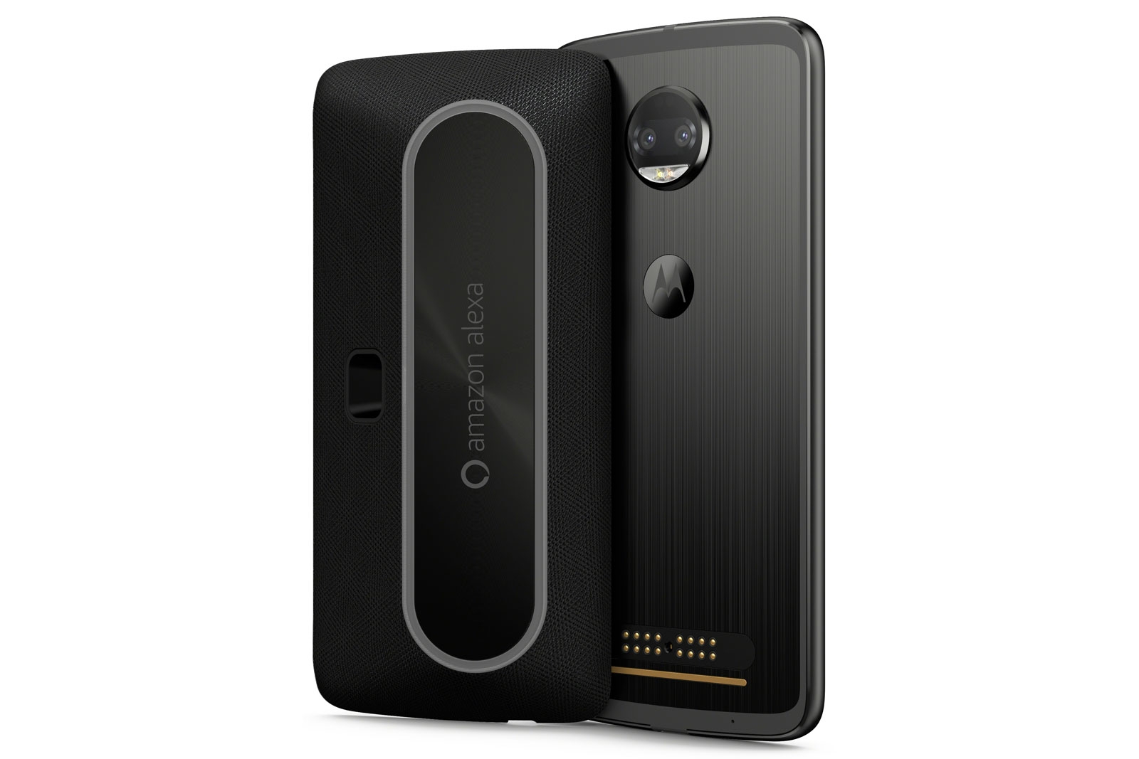 Motorola's newest mod puts an Alexa speaker on your phone | DeviceDaily.com