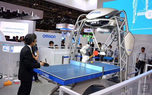 OMRON’s updated ping pong robot can serve and take smashes