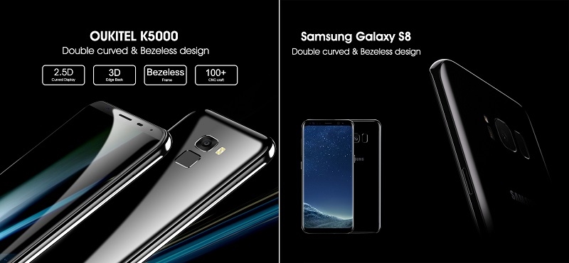 OUKITEL K5000 Coming with “Galaxy S8-Like” Features for $159.99 | DeviceDaily.com