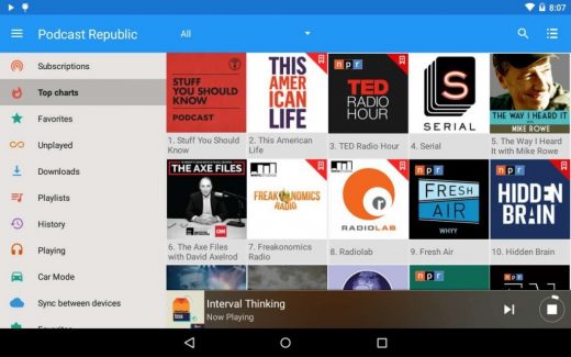 Top 10 Best Android Podcast Apps 2017 [Free]