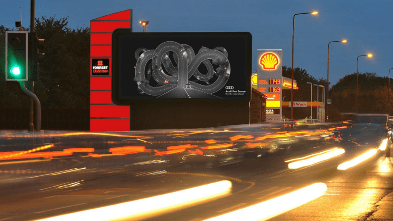 Audi campaign on UK digital billboards tracks traffic and weather | DeviceDaily.com