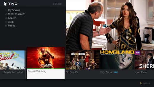 TiVo’s revamped interface is available for existing DVRs