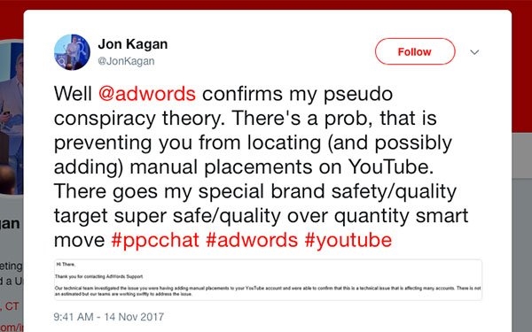 YouTube's Broken Targeting Tool Threatens Brand Safety | DeviceDaily.com