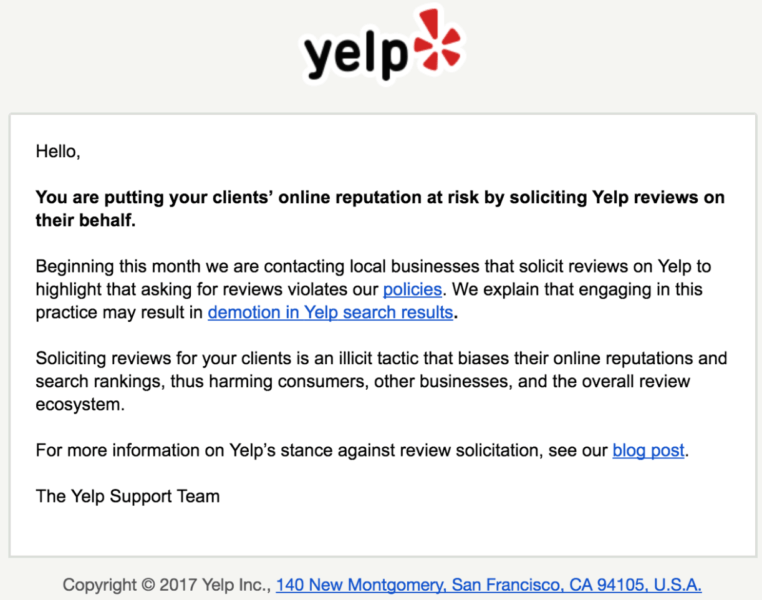 3 inconsistencies in Yelp’s review solicitation crackdown | DeviceDaily.com