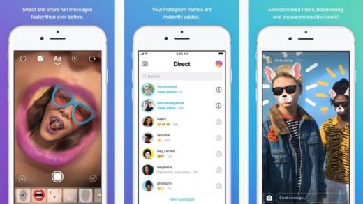 Instagram’s standalone Direct app can be its version of Snapchat’s new friends-only tab