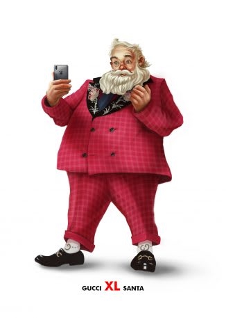 Santa Claus looks fabulous sporting the top menswear fashion of 2017 | DeviceDaily.com