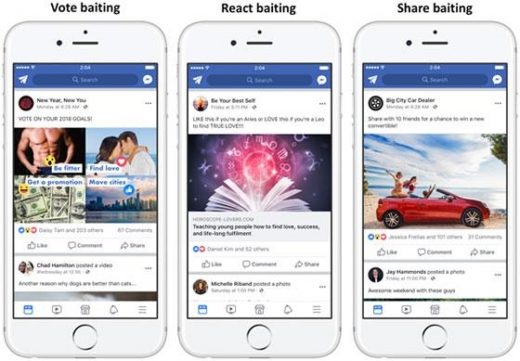 Facebook To Punish ‘Engagement Bait’ Posts