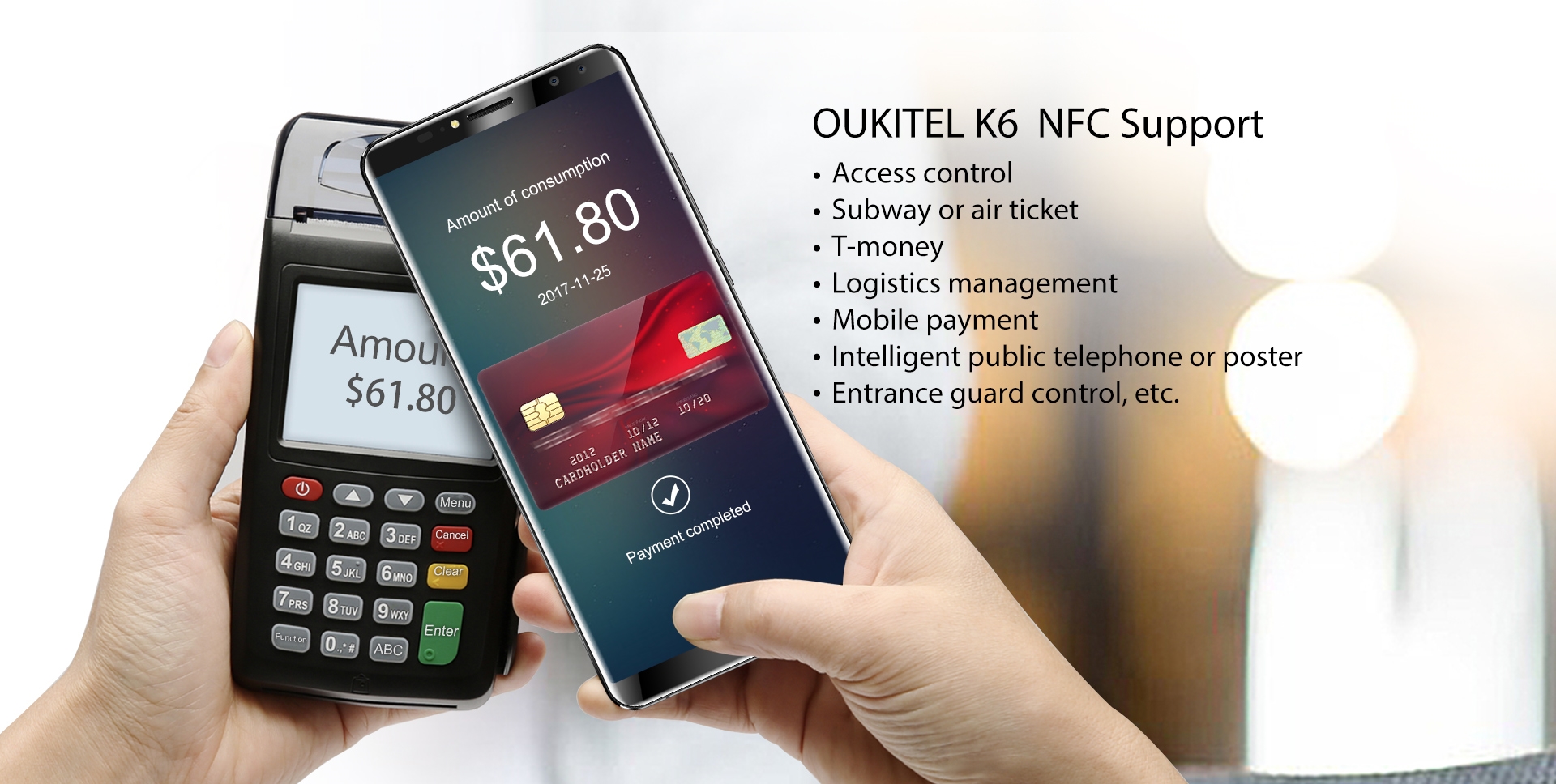 OUKITEL K6 Pre-orders Begin Next Week, Comes with Versatile NFC Function | DeviceDaily.com