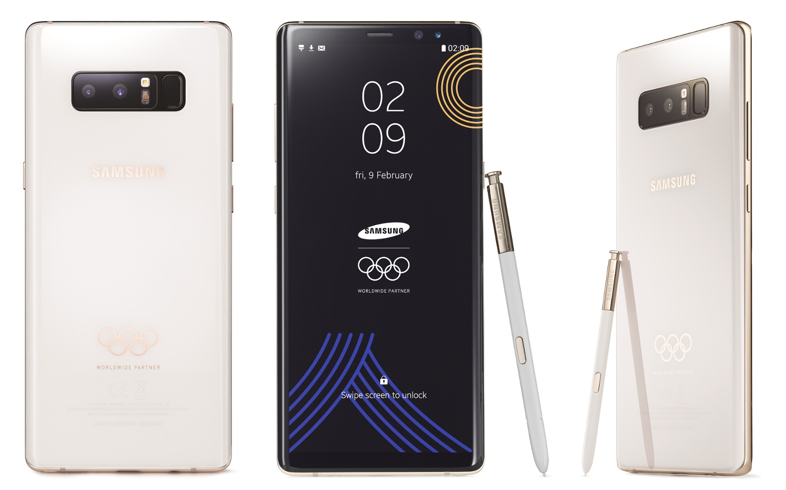 Samsung designed a 2018 Winter Olympics edition Galaxy Note 8 | DeviceDaily.com