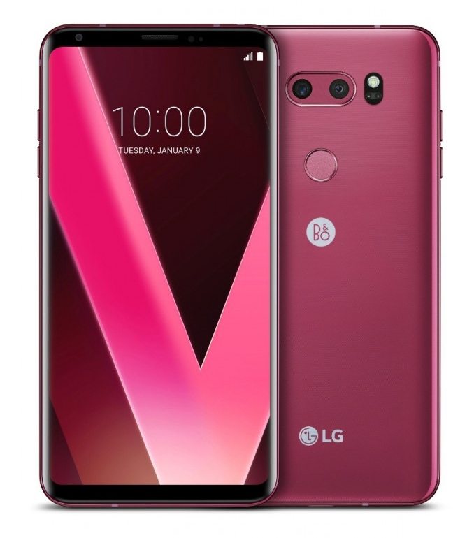 LG will launch a 'raspberry red' V30 at CES 2018 | DeviceDaily.com