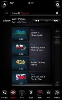 SiriusXM adds streaming-style features to its in-car radio service