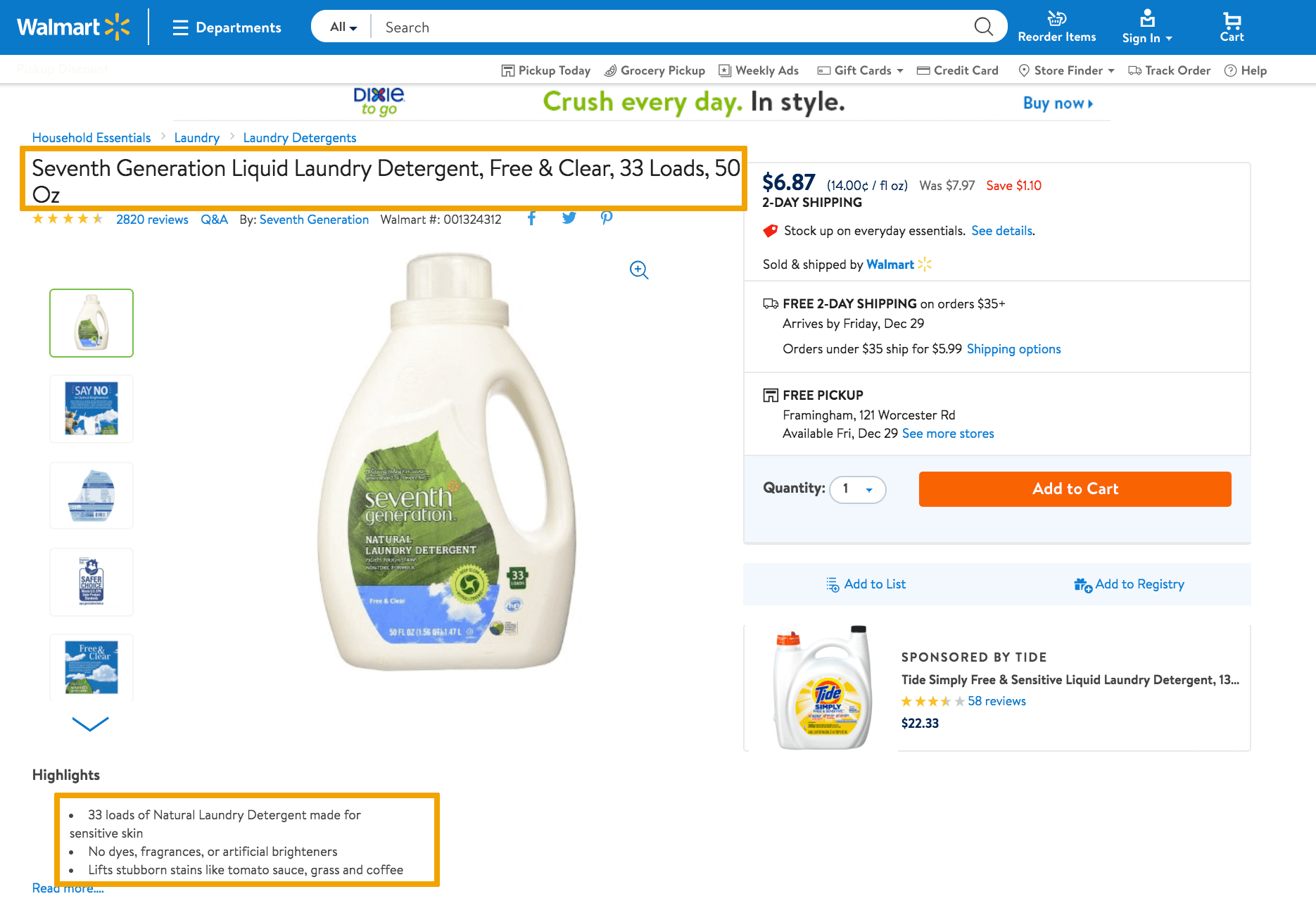 The top Walmart and Amazon product page experiences of 2017 | DeviceDaily.com