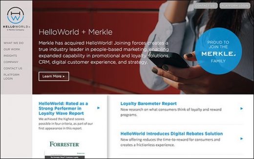 Dentsu Acquires HelloWorld, Will Boost Merkle’s Loyalty, People-Based Marketing
