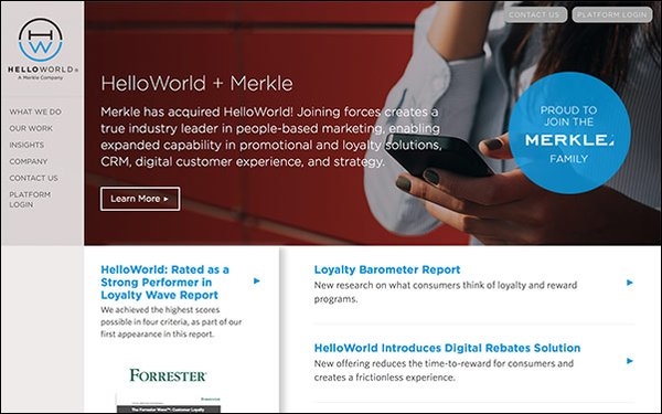 Dentsu Acquires HelloWorld, Will Boost Merkle's Loyalty, People-Based Marketing | DeviceDaily.com