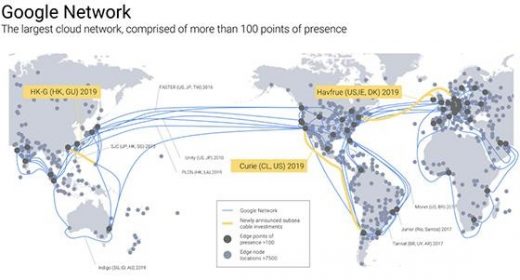 Google To Expand Undersea Cable Project To Support $30B Cloud Infrastructure Worldwide