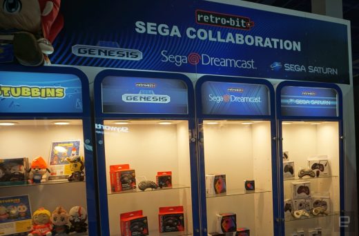 Retro-bit brought brand-new Sega accessories to CES