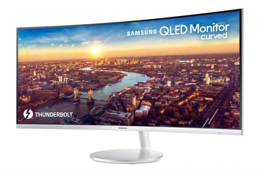 Samsung’s latest curved QLED monitor packs Thunderbolt 3