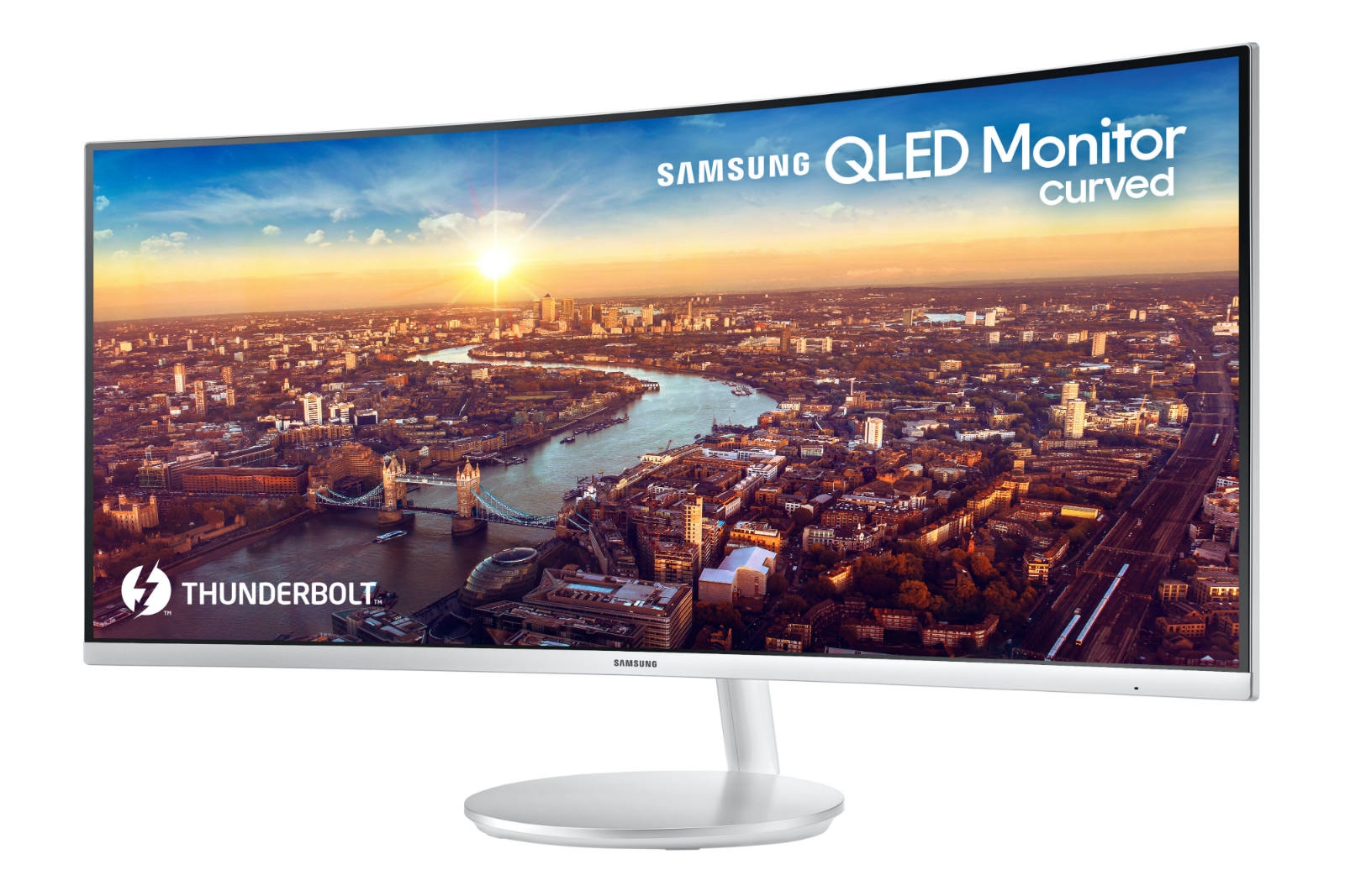 Samsung's latest curved QLED monitor packs Thunderbolt 3 | DeviceDaily.com