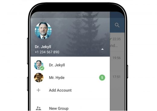Telegram for Android now supports multiple accounts