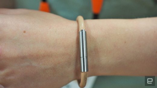 The Invi security bracelet repels assailants with a viscous stink