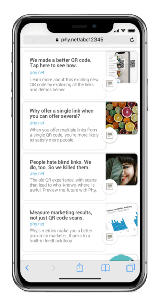 Phy’s new platform generates dynamic landing content from standard QR codes | DeviceDaily.com