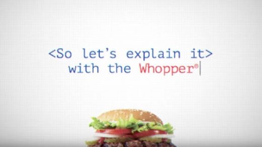 Burger King Uses The Whopper To Teach A Valuable Lesson On Net Neutrality