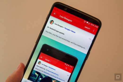 Google+ for Android gets rebuilt for the few that still use it
