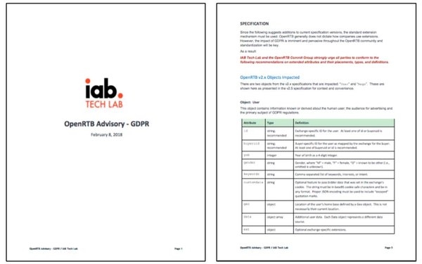 IAB Releases GDPR Advisory, Specifications | DeviceDaily.com