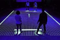 Play giant-sized ‘Pong’ by shuffling your feet