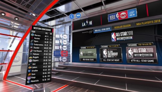 TNT’s NBA VR livestreams begin February 16th